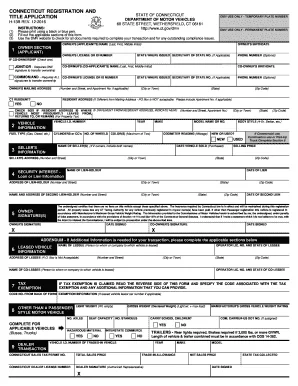 Connecticut vehicle registration renewal