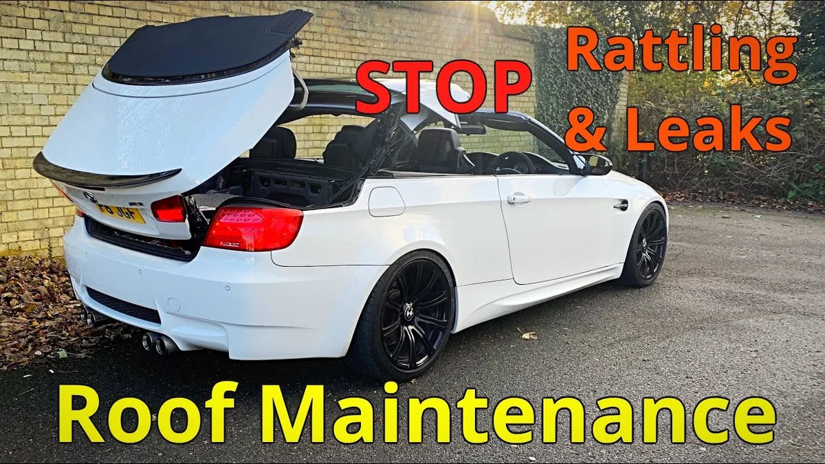 convertible roof water drainage