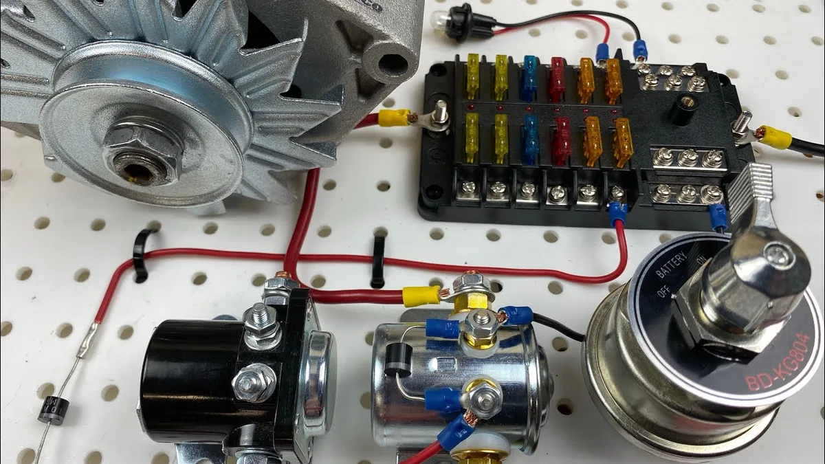 covered engine electrical components