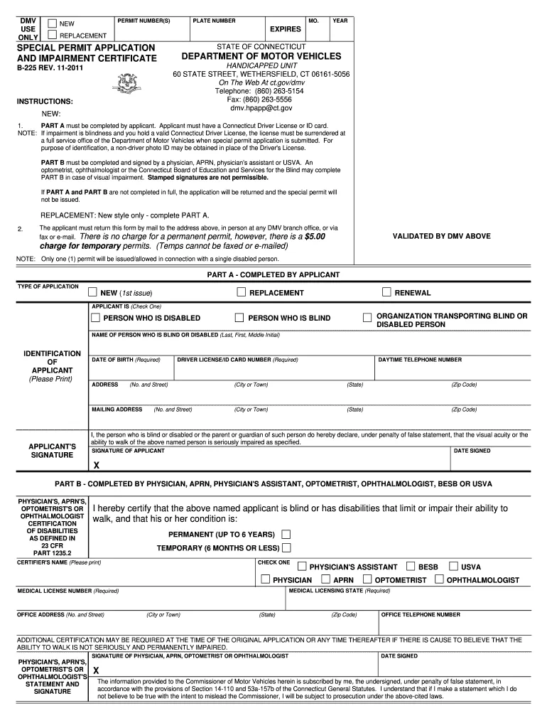 CT DMV address change form