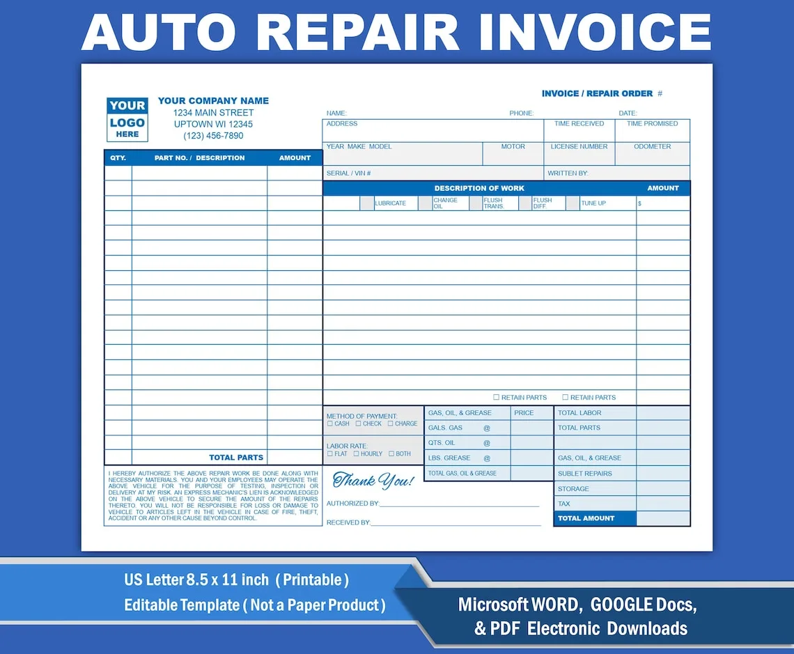 dealer repair order