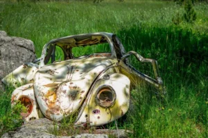 Delaware abandoned vehicle on private property