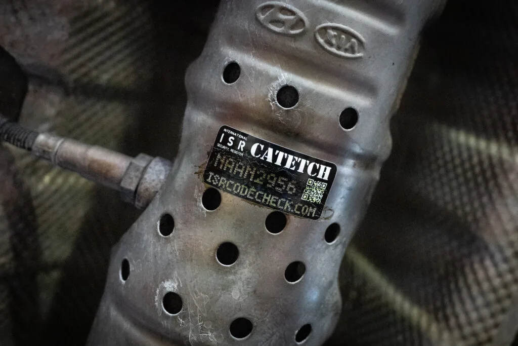 Delaware catalytic converter etching location