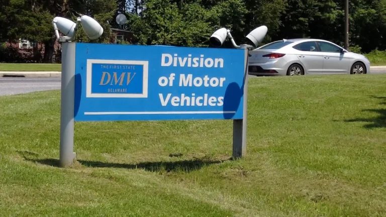 Delaware DMV vehicle inspection station