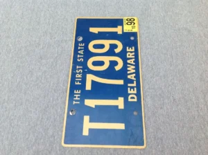 Delaware expired vehicle registration tags