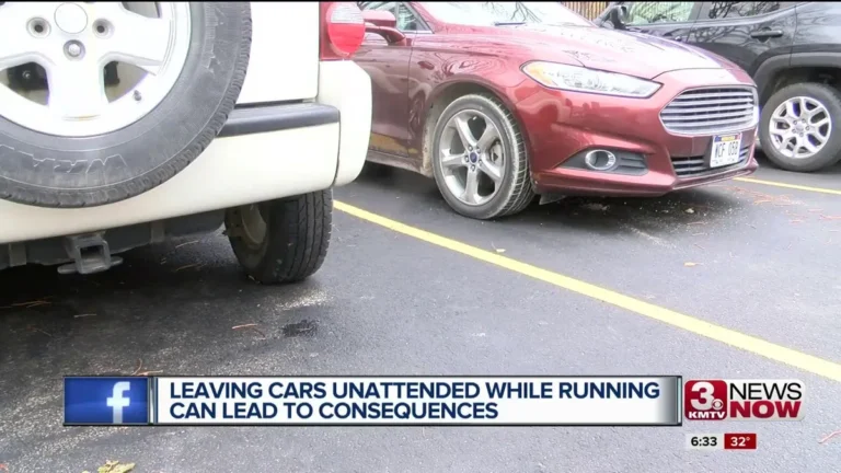 Delaware law on leaving a vehicle running and unattended on public property