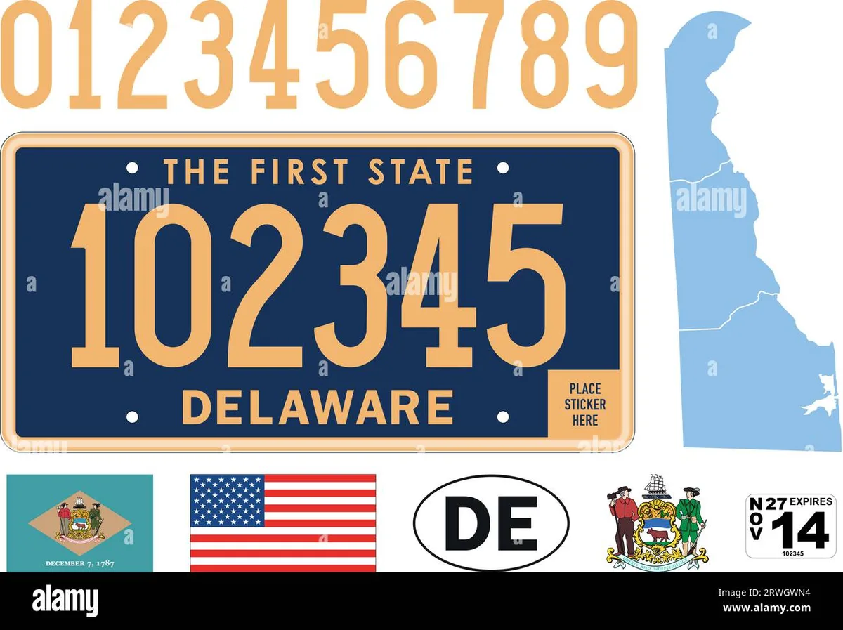 Delaware PC tag character limit diagram
