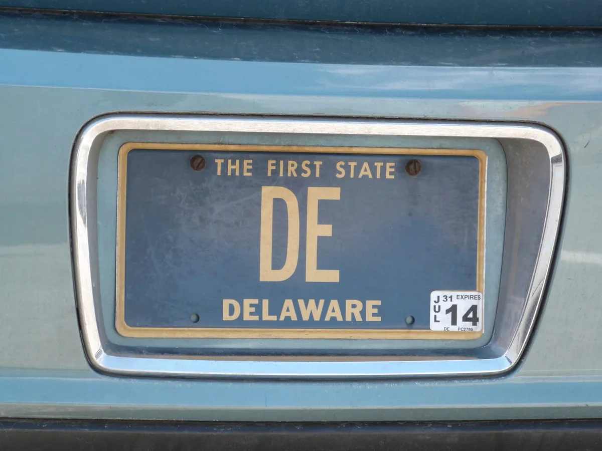 Delaware specialty vs standard license plates