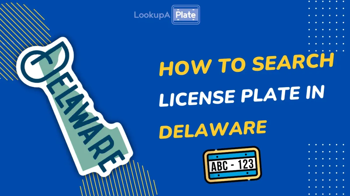 Delaware standard license plate design