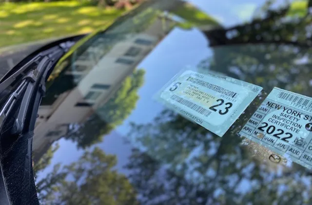 Delaware vehicle registration sticker
