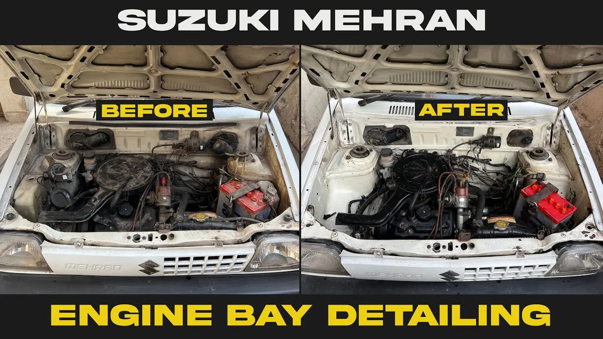 dirty engine bay