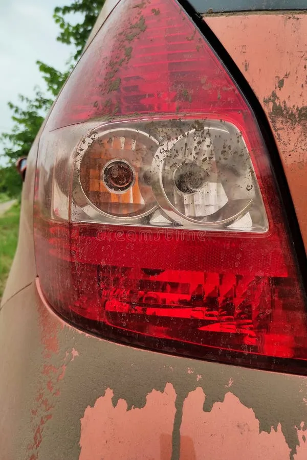 dirty taillight lens
