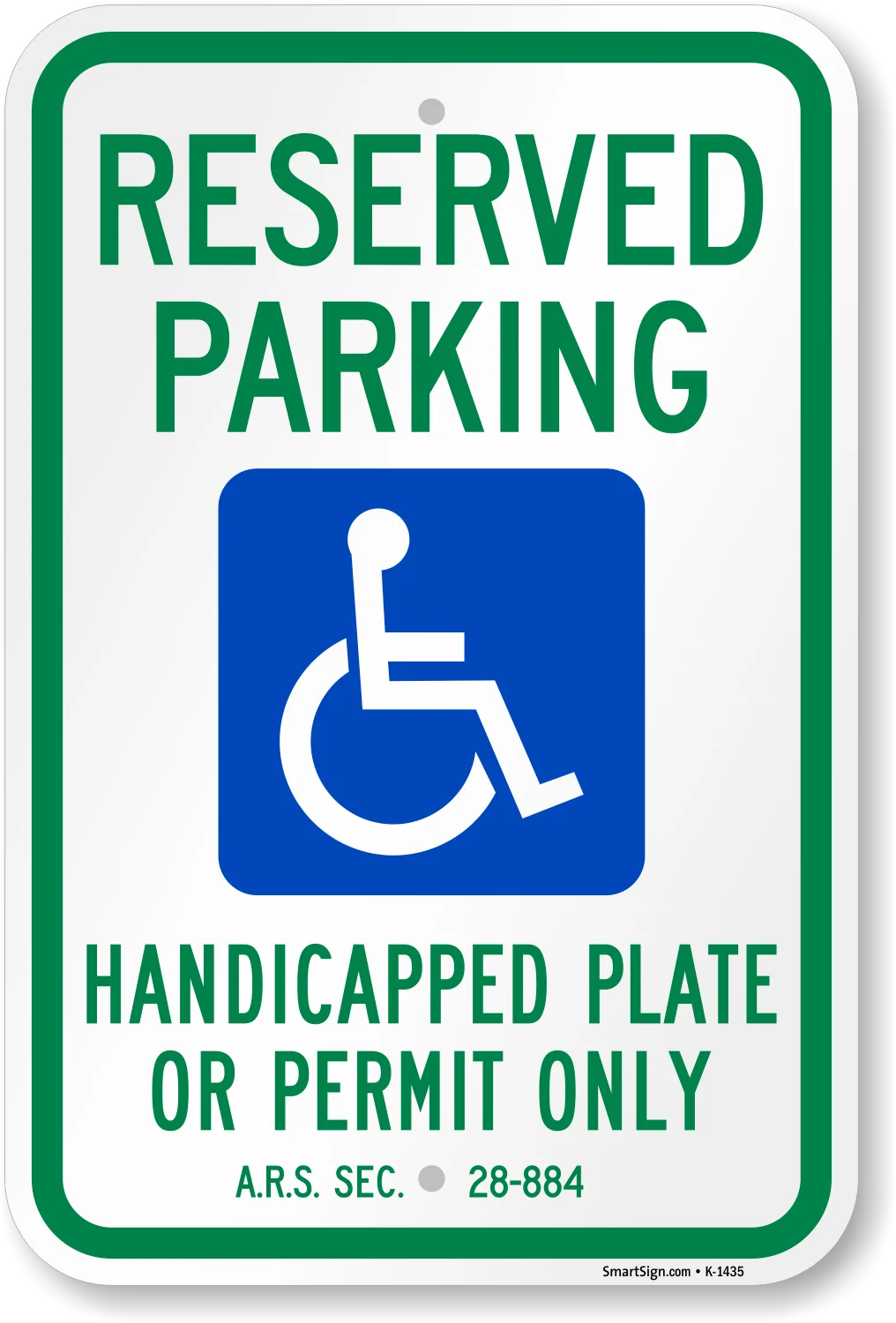 disabled parking sign
