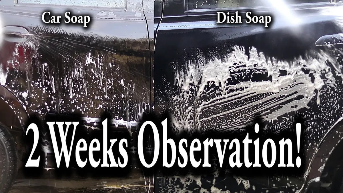 dish soap vs car soap