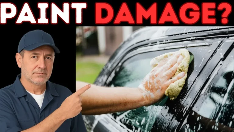 dishwashing liquid vs car soap damage