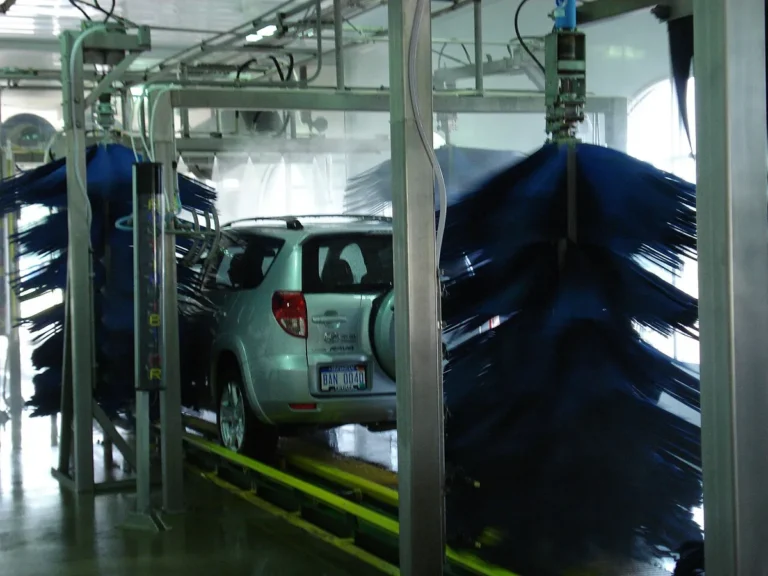 drive through car wash tunnel