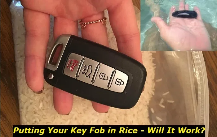 drying key fob in rice