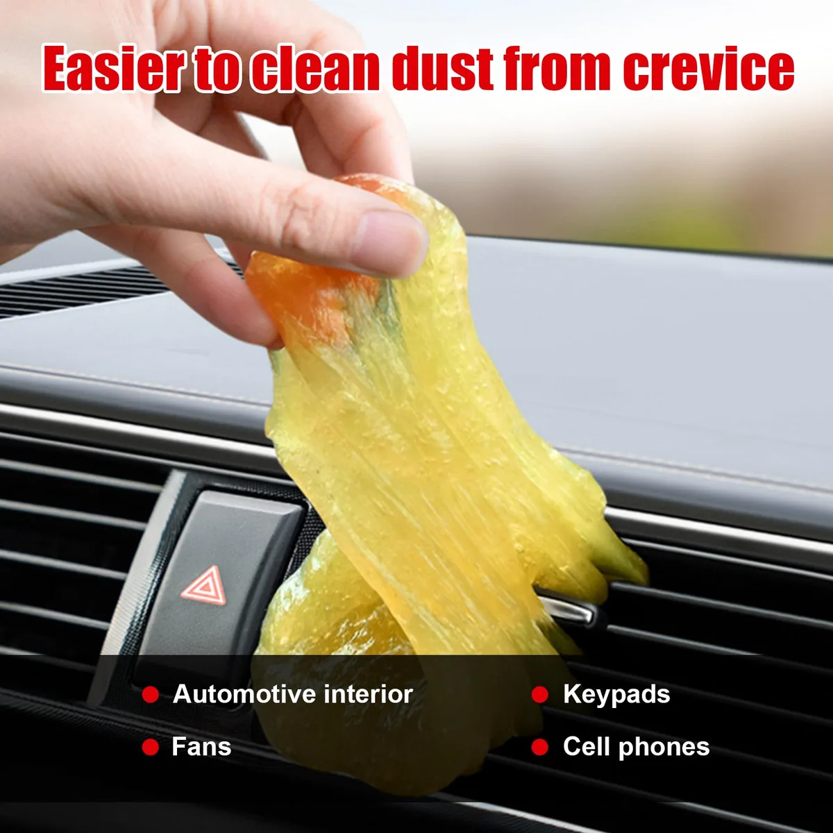 dusty car interior