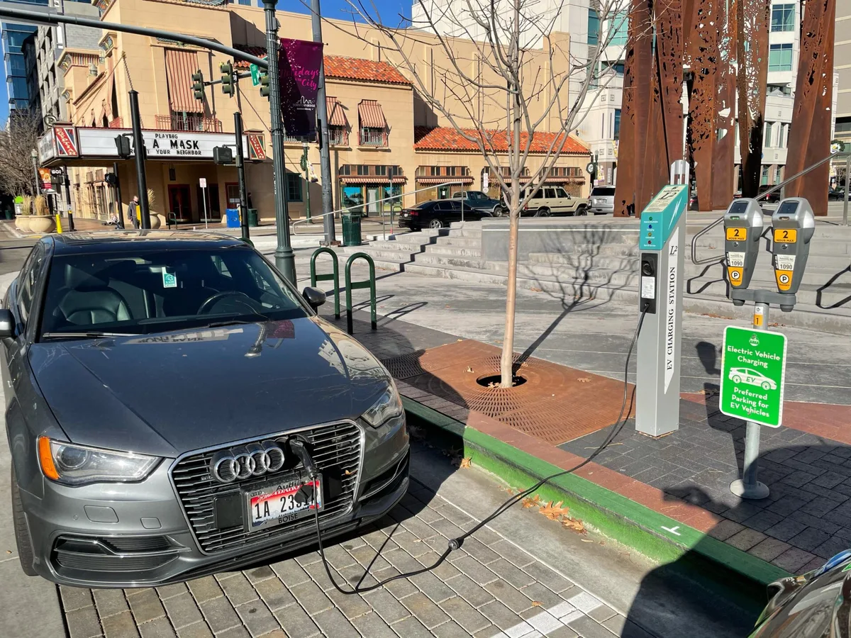 electric vehicle vs gas car road funding
