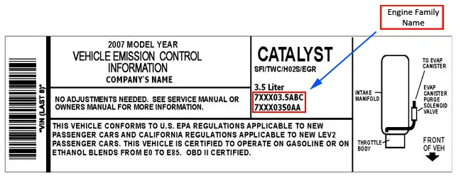 emissions test exemption sticker