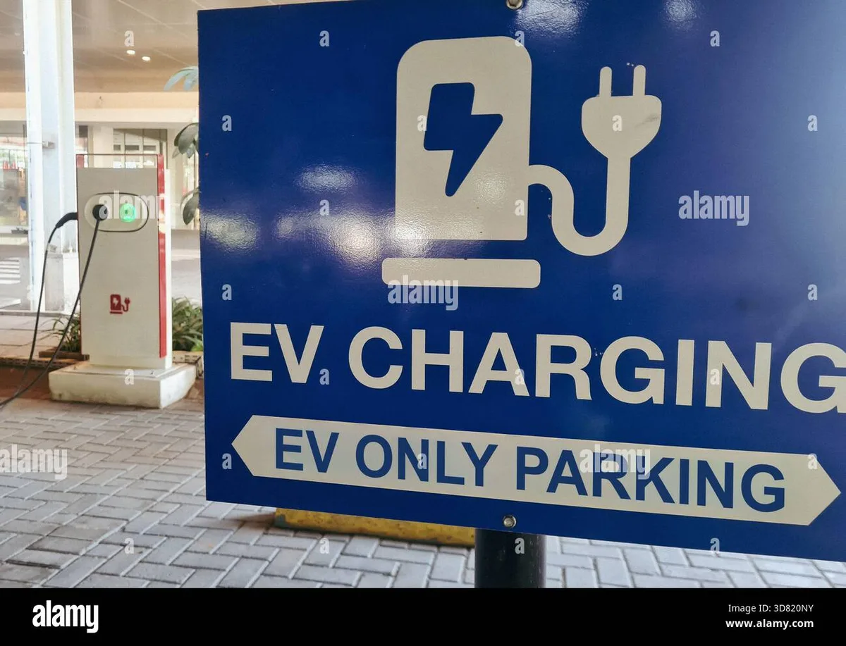 EV designated parking sign Hawaii