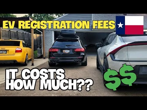 EV road usage fee comparison by state