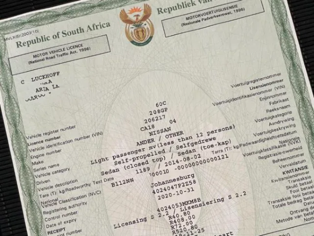 expired car registration notice