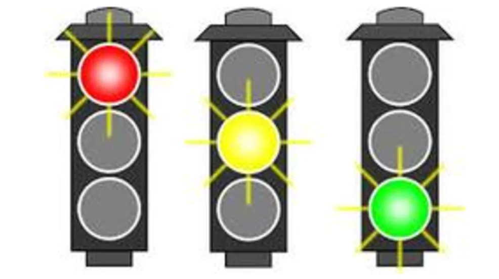 flashing traffic signals