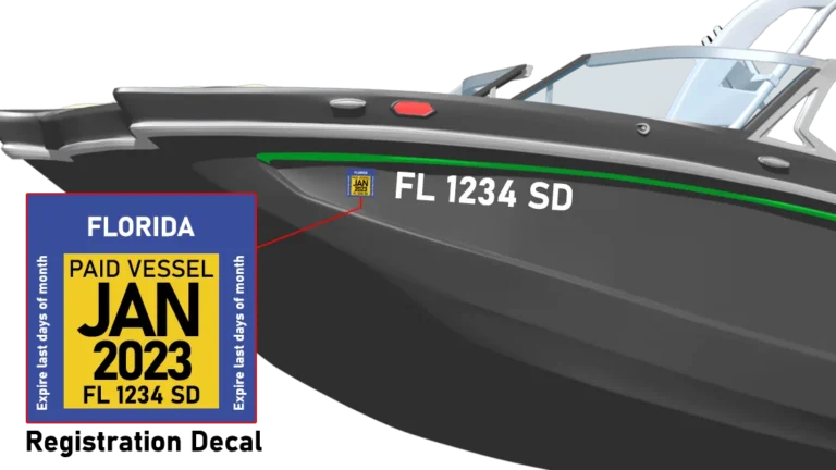 Florida boat and vessel registration fees and safety equipment rules