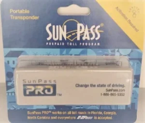 Florida SunPass transponder types and prepaid toll account benefits