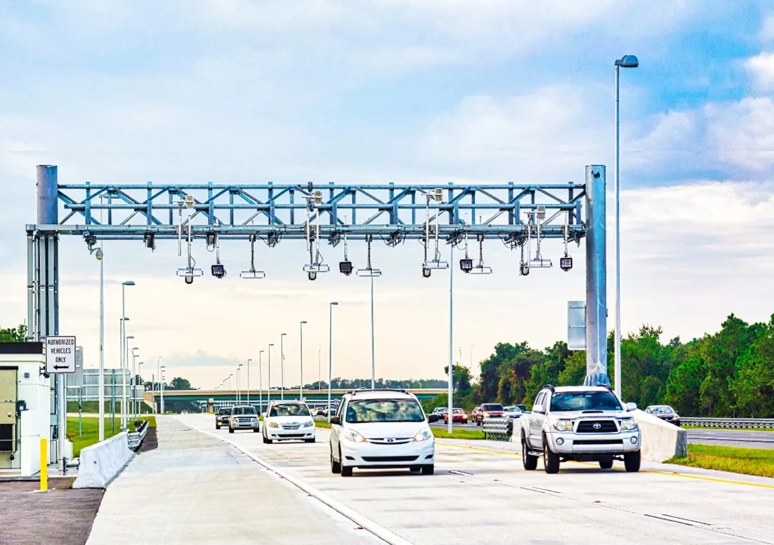 Florida toll gantry all-electronic