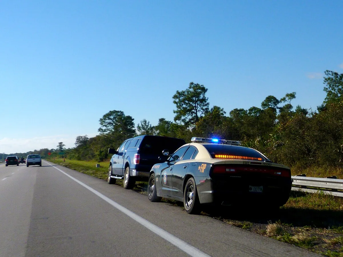 Florida traffic stop for no insurance violation