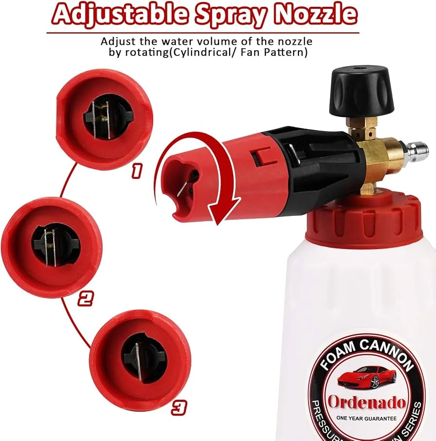 foam gun nozzle adjustment
