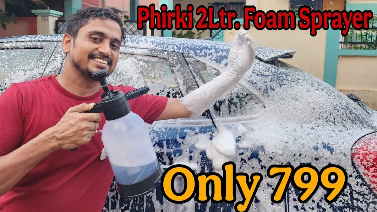 foam sprayer maintenance