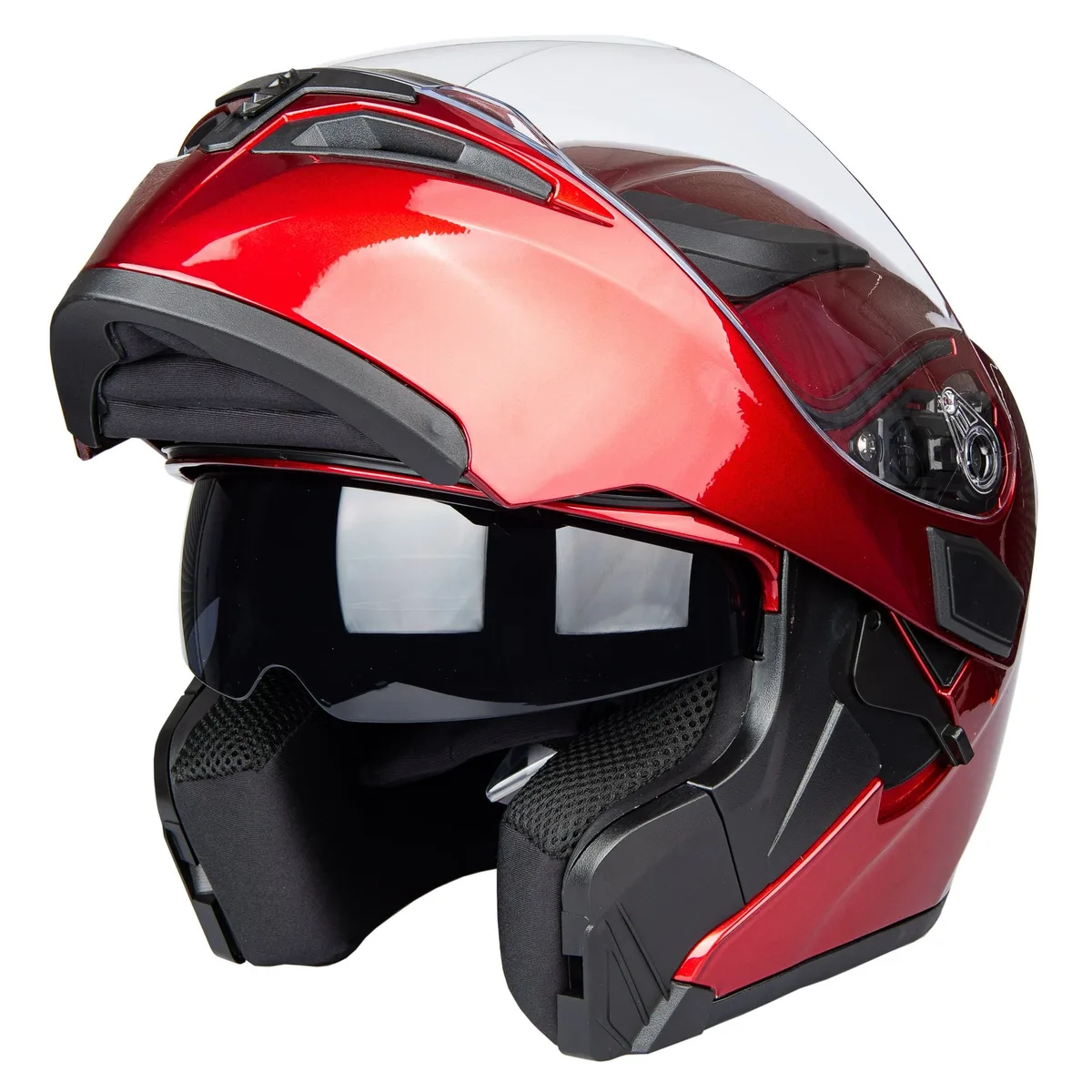full-face vs open-face DOT helmets