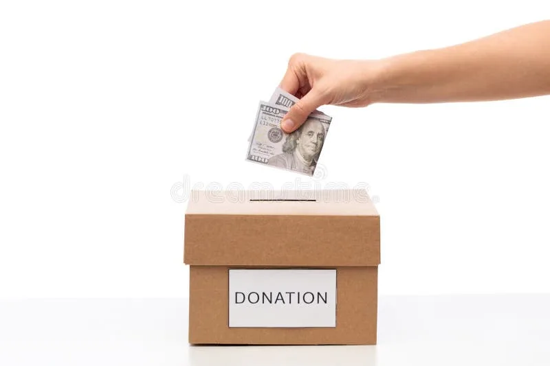fundraiser donation box