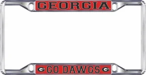 Georgia license plate frame law and county name visibility requirements