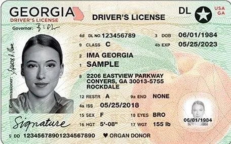 Georgia REAL ID required documents
