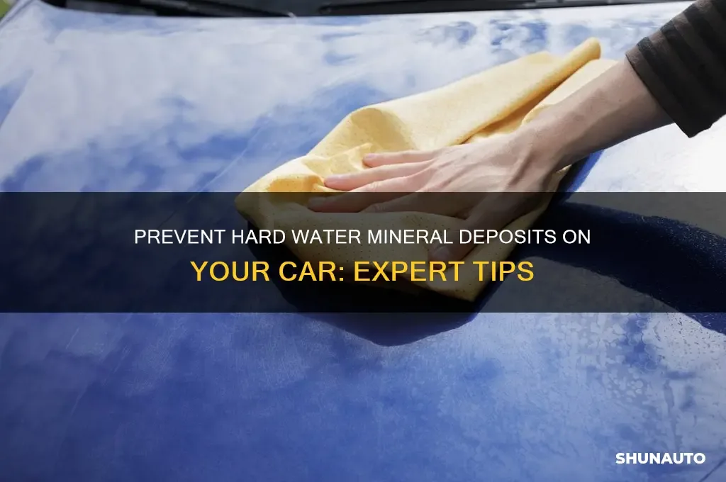 hard water stains car