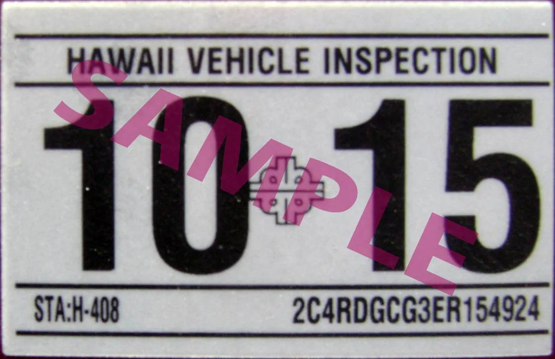 Hawaii driver's license and registration card