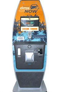 Hawaii motor vehicle registration renewal kiosk at Safeway