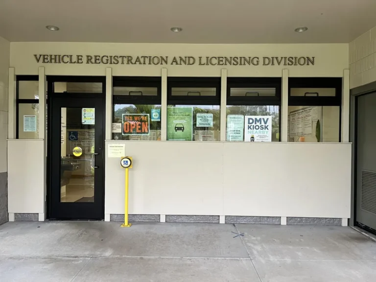 Hawaii temporary registration for vehicles shipped from mainland to islands