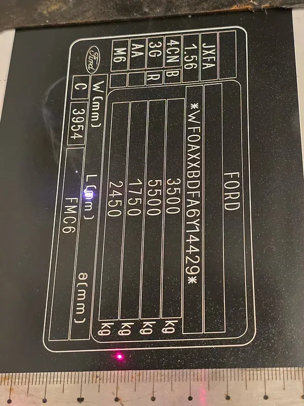 Hawaii VIN verification under hood