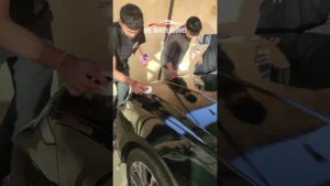 how do you wax black car paint