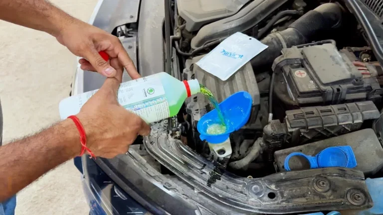 how to fill windshield fluid in car