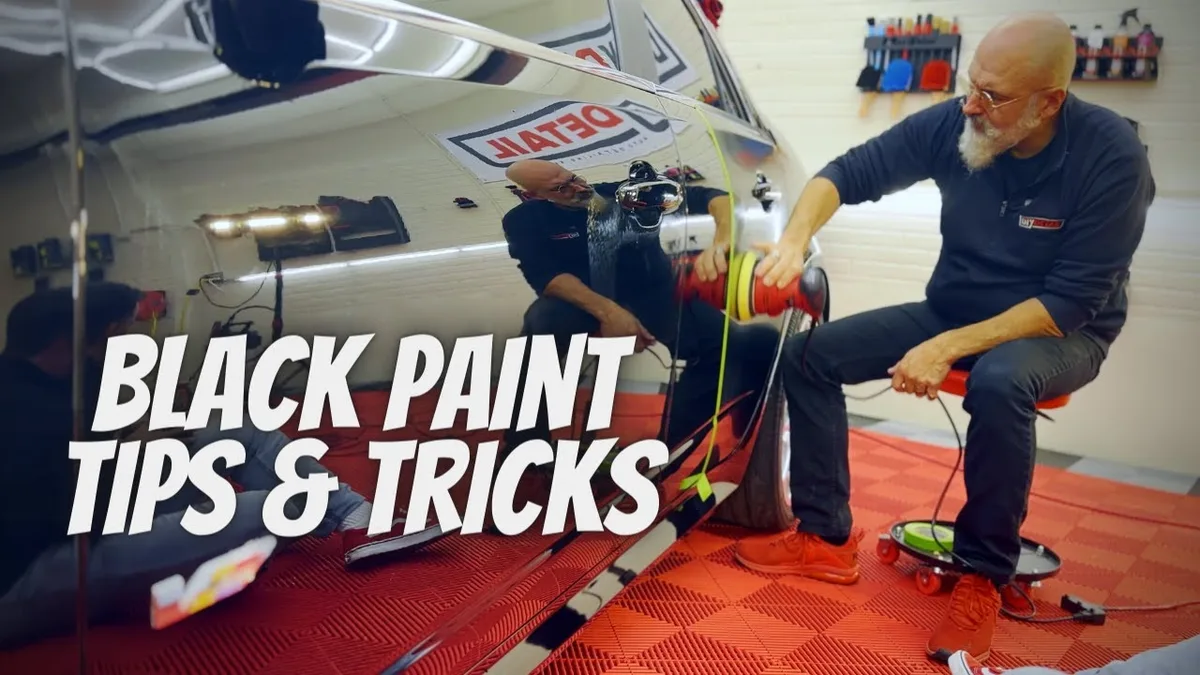 how to keep black car clean