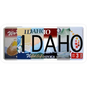 Idaho 2026 removal of registration stickers from license plates