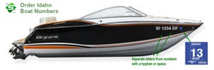 Idaho boat registration fees based on vessel length and usage