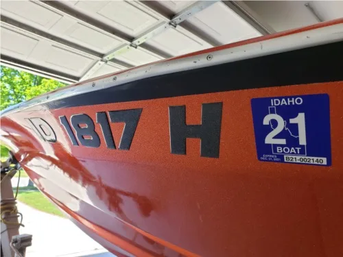 Idaho boat registration paperwork