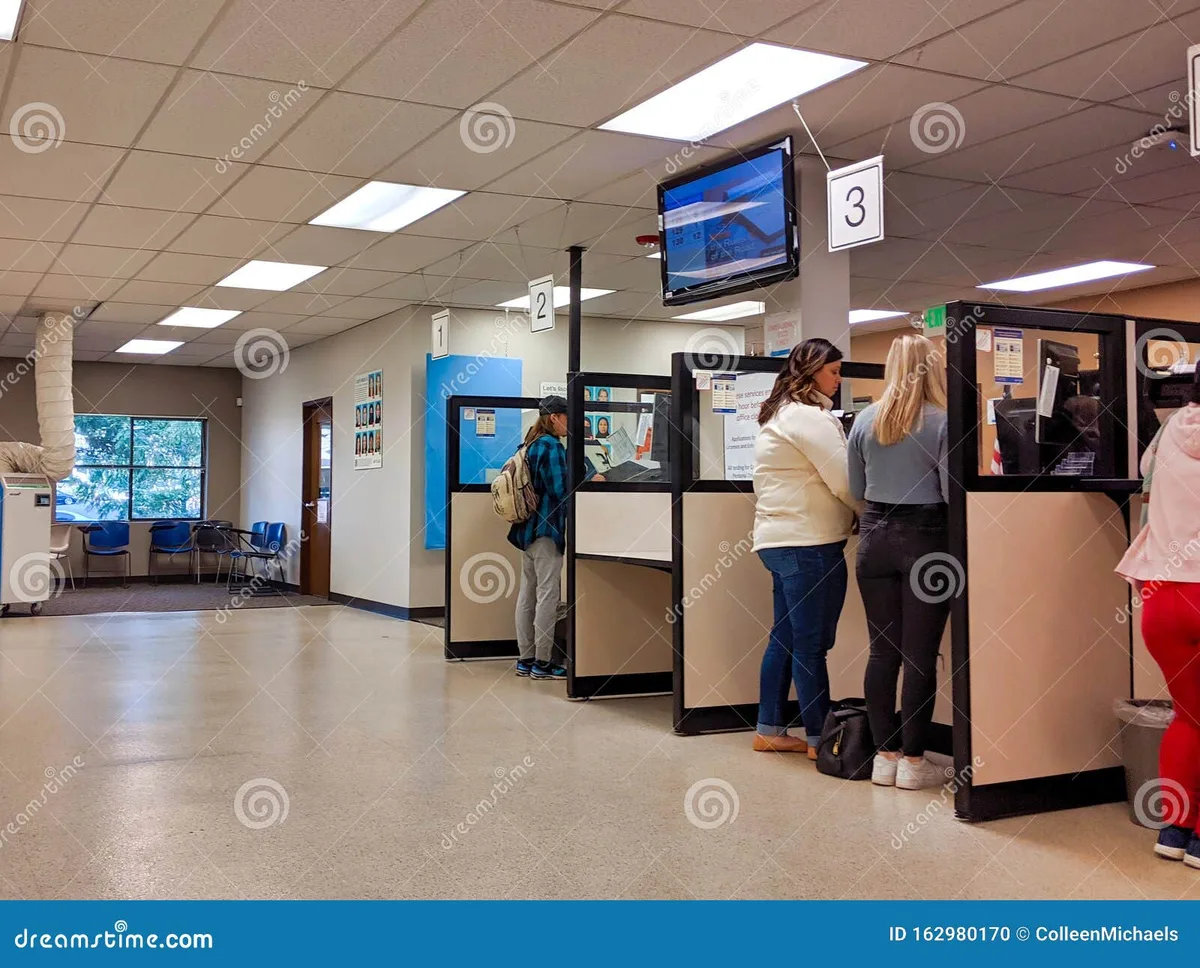 Idaho DMV office interior